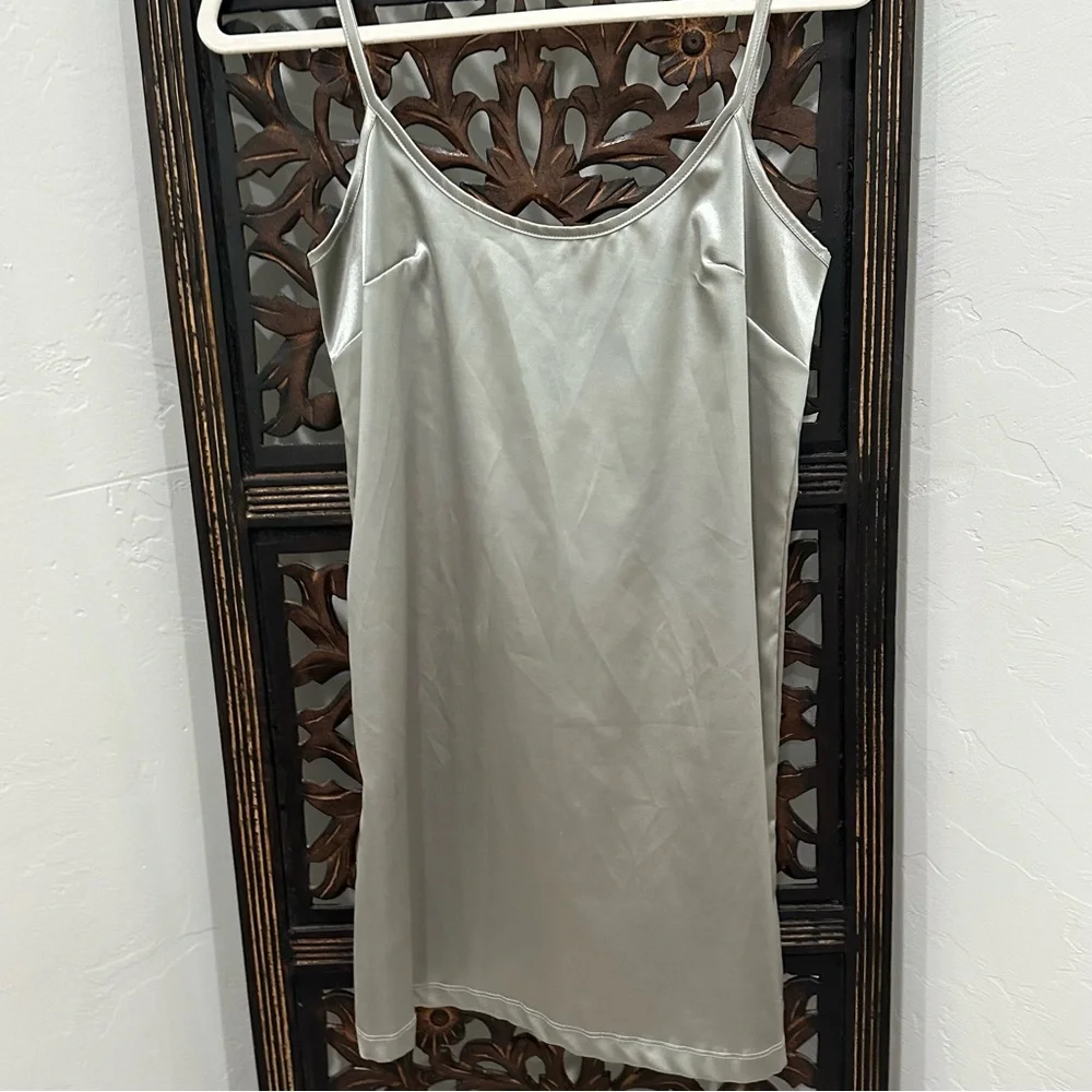 Bebe Geometric Patterned Sequined Slip Dress - Picture 13 of 15